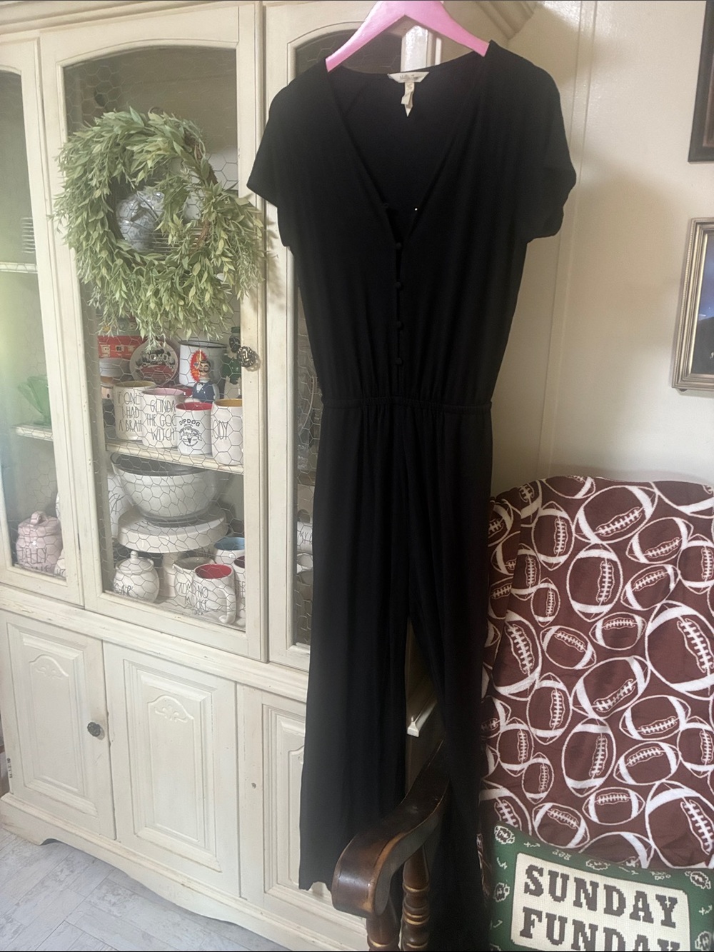 Women's Black Short-Sleeve Jumpsuit Matilda Jane